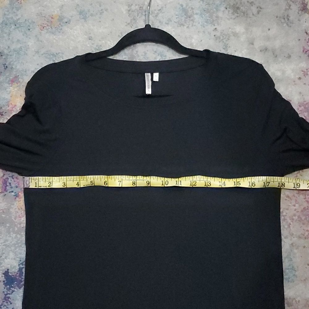 Banana Republic The Signature Tee Collection Long Sleeve Tunic in Black Size S - Picture 9 of 13
